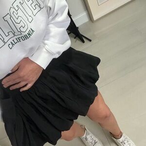 Zara Black Skater Skirt